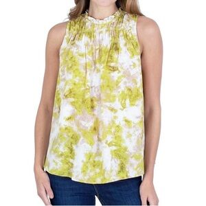 NWT Joie Summer Porcelain Print Sleeveless Blouse